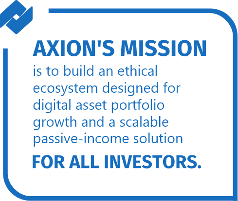 Axion's Mission